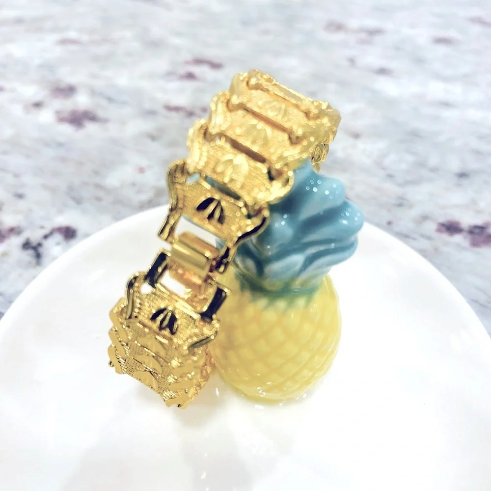 New 18k Titanium Stainless Steel Unisex Bracelet - Picture 2 of 5